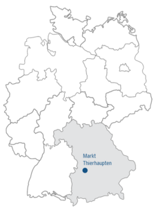 Deutschlandkarte Markt Thierhaupten