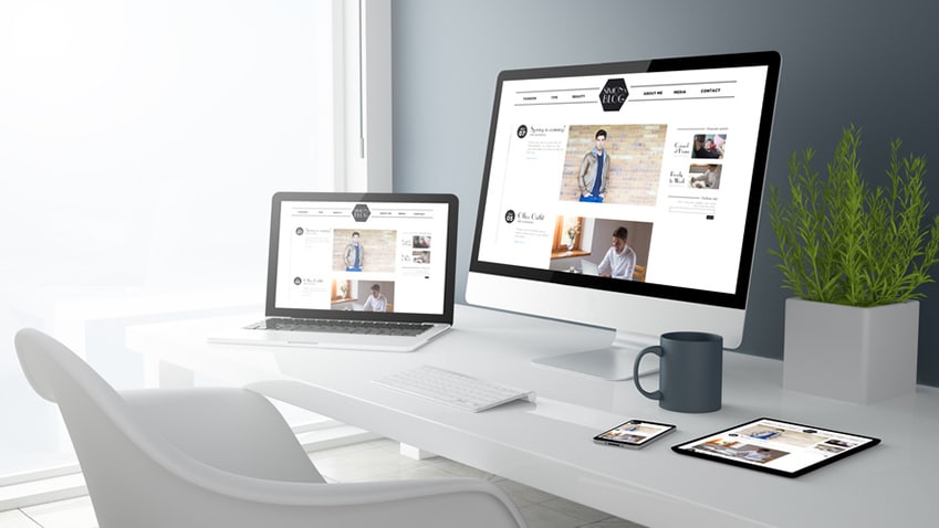 grey studio devices with modern design blog